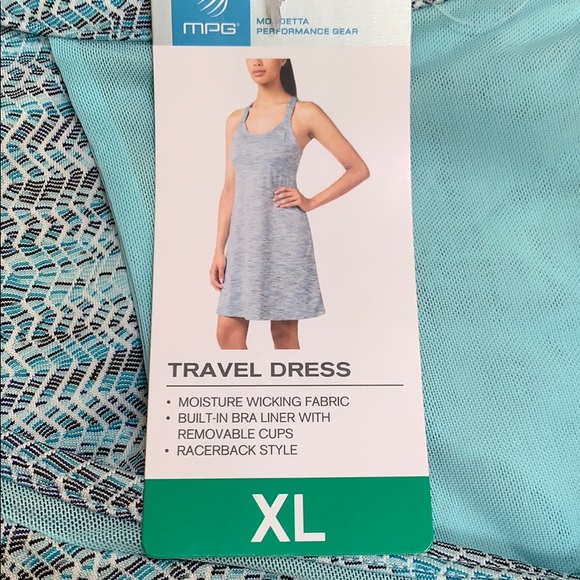 Mondetta PG Travel Dress Mint Combo NWT - Picture 3 of 6